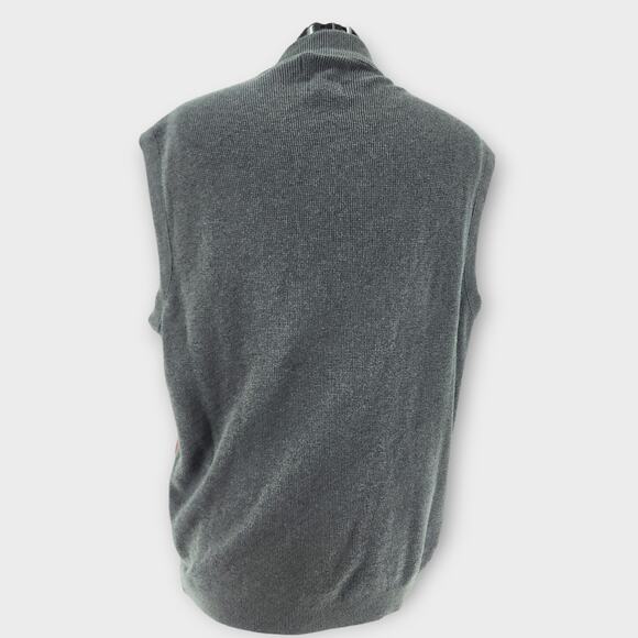 Barbour Vest Weather Comfort Men's XXL Red And Gray Full Snap Essential Gilet - Picture 4 of 8